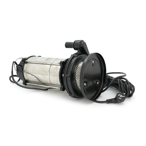 Занурювальний насос, 1100W, 220V, до 2.5 м&amp;sup3; / год, підйом до 25 м, 25мм, нержавіюча сталь, 410х195х225 мм, 11.180 кг. + перехідник