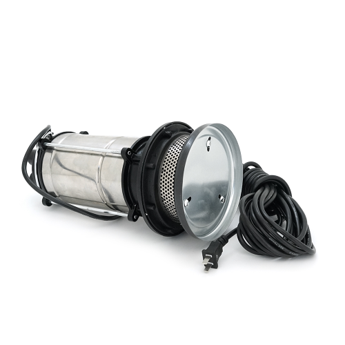 Занурювальний насос, 1100W, 220V, до 4м&amp;sup3; / год, підйом до 26м, 25мм, нержавіюча сталь, 410х195х225 мм, 11 кг. + перехідник