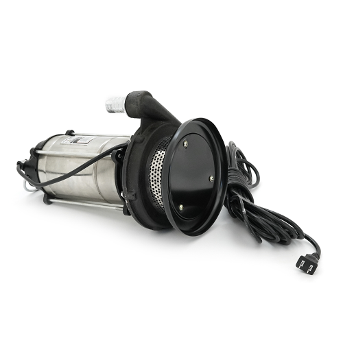 Занурювальний насос, 1800W, 220V, до 5 м&amp;sup3; / год, підйом до 32 м, 25мм, нержавіюча сталь, 390х220х240 мм, 9.554 кг. + перехідник