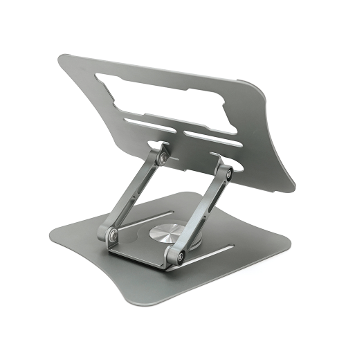 Настільна підставка для планшета MR-360, кут нахилу до 90 &amp;deg;, поворот 360 &amp;deg;, корпус метал, 245х205мм, 0,89 кг, Silver, Box