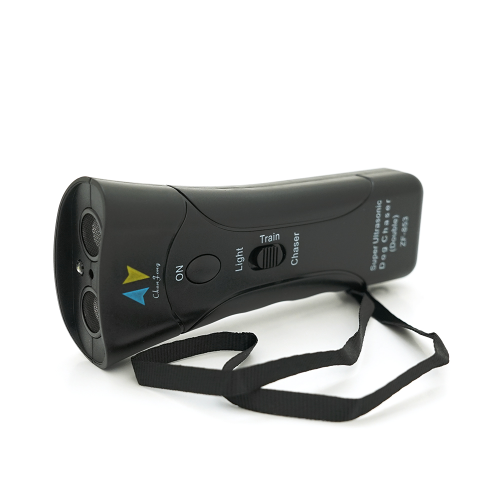 Відлякувач ультразвуковий ZF-853E від собак 130dB мобільний живлення 9V, Black, Blister