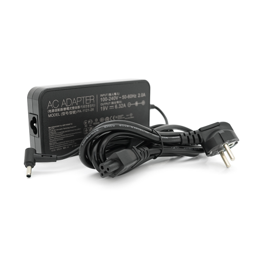 Блок живлення MERLION для ноутбука ASUS 19V 6.32А (120 Вт) штекер 4.5*3.0мм, довжина 0,9м + кабель живлення