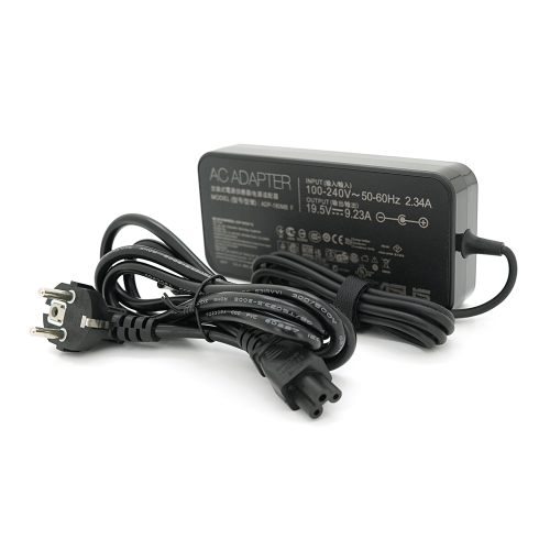 Блок живлення MERLION для ноутбука ASUS 19.5V 9.23А (180 Вт) штекер 5.5*2.5мм, довжина 0,9м