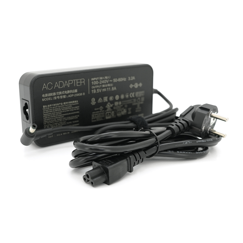 Блок живлення MERLION для ноутбука ASUS 19.5V 11.8А (230 Вт) штекер 5.5*2.5мм, довжина 0,9м