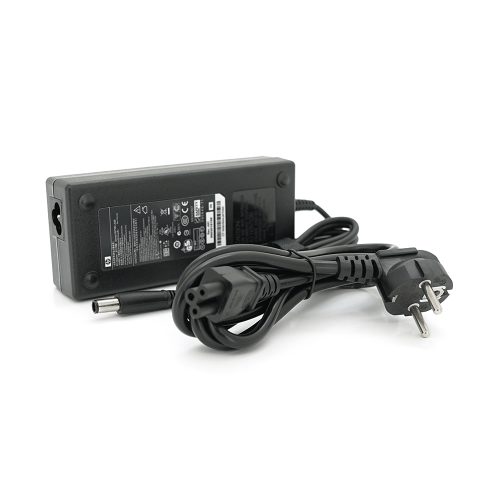 Блок живлення MERLION для ноутбука HP 19V 7.1A (135 Вт) штекер 7,4*5.0мм, довжина 0,9м + кабель живлення