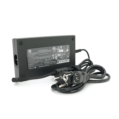 Блок живлення MERLION для ноутбука HP 19,5V 10.3A (200 Вт) штекер 4.5*3.0мм, довжина 0,9м + кабель живлення