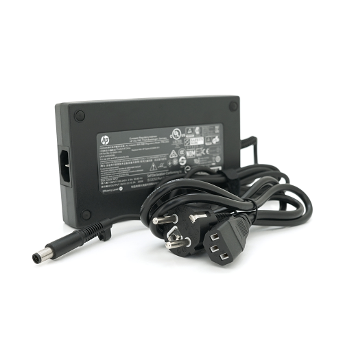 Блок живлення MERLION для ноутбука HP 19,5V 10.3A (200 Вт) штекер 7.4*5.0мм, довжина 0,9м + кабель живлення