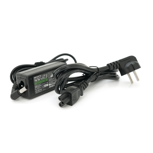 Блок живлення MERLION для ноутбука SONY 19.5V 2A (40 Вт) штекер 6.5*4.4мм, довжина 0,9м + кабель живлення
