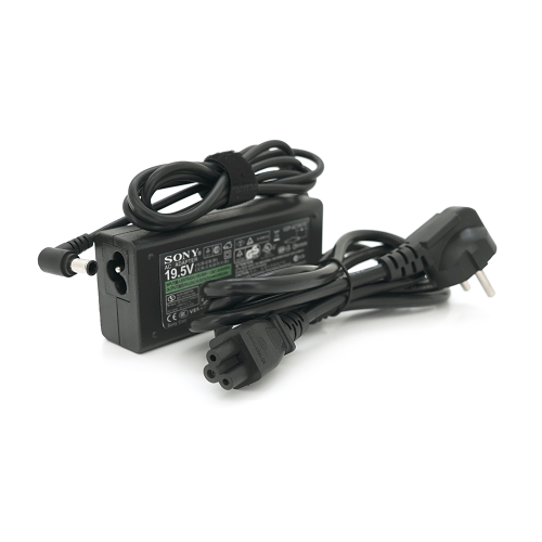Блок живлення MERLION для ноутбука SONY 19.5V 3,9A (76 Вт) штекер 6.5*4.4мм, довжина 0,9м + кабель живлення