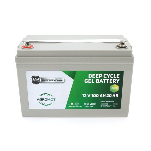 Акумуляторна батарея AGROMOT GEL 12V 100 Ah (330 х 170 х 250), 31kg, Gray Case, Q1