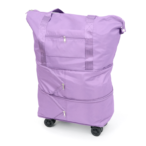 Дорожня сумка-трансформер, 55х22х80 cm, 56-75 л., Коліщатка, Violet, 1,1 кг