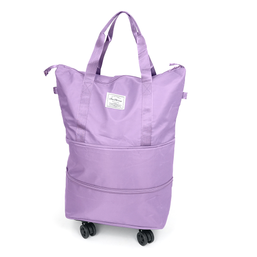 Дорожня сумка-трансформер, 55х22х80 cm, 56-75 л., Коліщатка, Violet, 1,1 кг