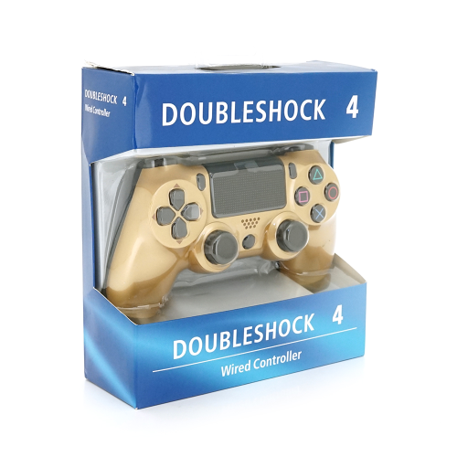 Геймпад провідний для PS4 SONY DUALSHOCK 4 (Gold), Blister