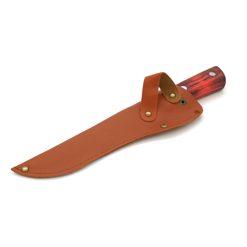 Ніж S для обробки м&apos;яса 300*30мм, дерев&apos;яна ручка, Чохол