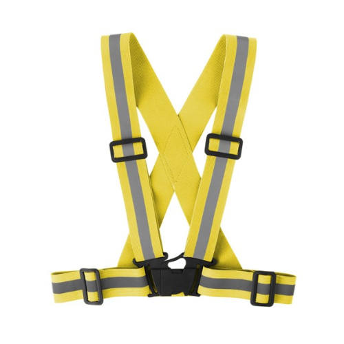 Глянсовий світловідбиваючий ремінь-жилет, Yellow