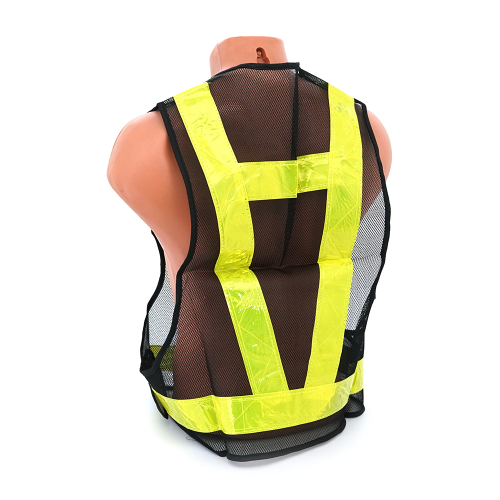 Глянсовий світловідбиваючий жилет, Green