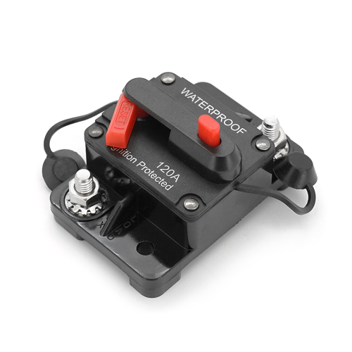 Автоматичний вимикач запобіжник однополюсний постійного струму 12-48V, GG-CB5 Waterproof 120A