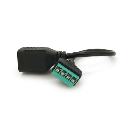 Роз&apos;єм для підключення RJ-45(F) (4 контакти) з клемами під кабель Q100