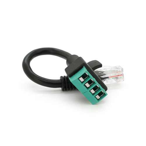 Роз&apos;єм для підключення RJ-45(M) (4 контакти) з клемами під кабель Q100