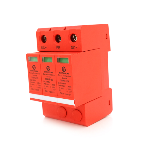 Фотогальванічний захист від перенапруги постійного струму SNYE-20 3P -1000V, 20kA (зі змінними блоками)