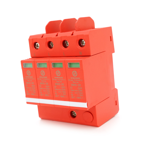 Фотогальванічний захист від перенапруги змінного струму SNYE-20 4P -385V, 20kA (зі змінними блоками)