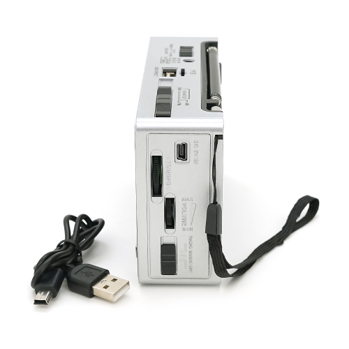 Радіоприймач GOLON RX-8866, LED, 2x3W, FM радіо, корпус пластмас, Mix Color, BOX