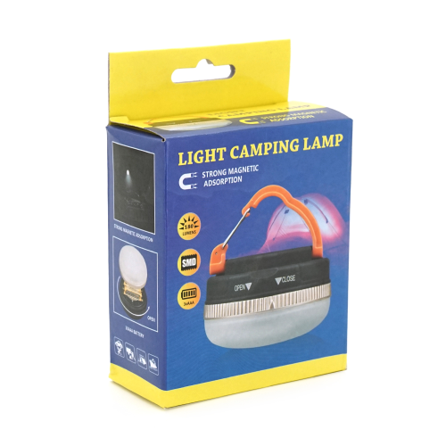 Ліхтарик для кемпінгу Voltronic Q5NBA, 3 режими, корпус-пластик, ударостійкий, ip44, живлення від 3*ААА, White / Black, BOX