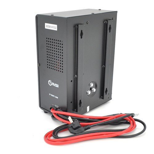 ДБЖ з правильною синусоїдою Europower EPWM-MPS-2000 / 24 (1400 Вт) 5 / 10 / 15 / 20 / 30А, під зовнішню АКБ 24В (AGM / GEL / LFP), кріплення на стіну. Q1 (420*350*230)