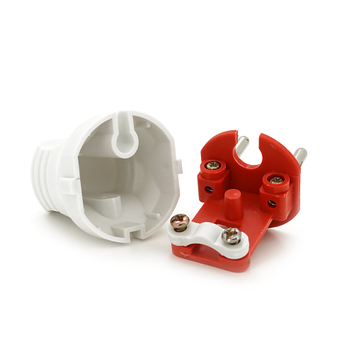 Вилка без заземлення 16А 250V T504, White, Q20