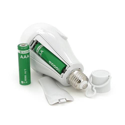 Лампочка з акумуляторами YT39393 Emergency Energy+ гачок, акумулятори 2*18650, 20W, E27, 1000K, Box