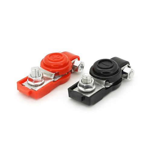 Клема для свинцево-кислотного акумулятора D2, метал омеднений, 2 штуки в упауовці, ціна за упаковку