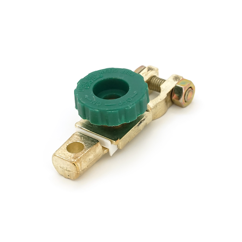 Клема-вимикач для свинцево-кислотного акумулятора, мідь 17мм, зелений