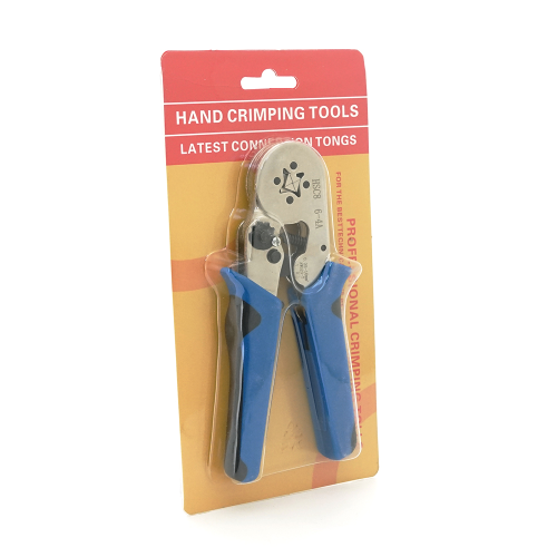 Кримпер HCS8 6-4A для обтиску кабельного наконечника, 0.25-10mm2, Black-blue