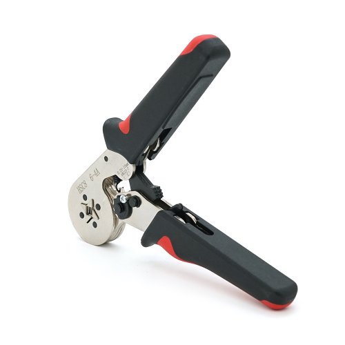 Крімпер HSC8 6-4A для обтиску кабельного накінечника, 0.25-10mm2, Black-red