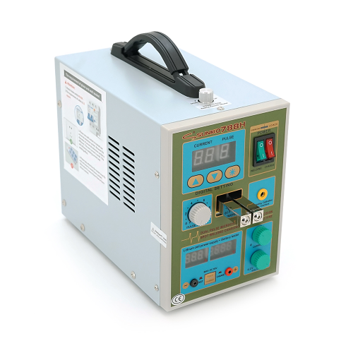Апарат точкового зварювання конденсаторний SUNKKO S788Н, Ni-Cd, Ni-MH, Li-Ion, стрічка 0,03-0,3 мм, струм 800А, 220 V, 3.8kW