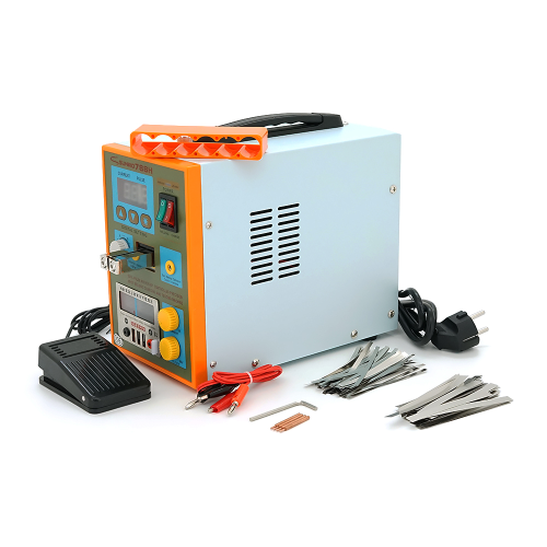 Апарат точкового зварювання конденсаторний SUNKKO S788H-USB, Ni-Cd, Ni-MH, Li-Ion, стрічка 0,1-0,25 мм, струм 50-800А, 220V, U=4,2-36V, 3.8kW