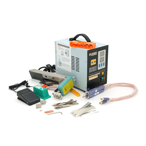 Апарат точкового зварювання конденсаторний SUNKKO 738AL, Ni-Cd, Ni-MH, Li-Ion, стрічка 0,2-0,3 мм, струм 50-900А, 73LA, 70V, 220V, 140x245x200мм, t=2-20ms, 3.6kW