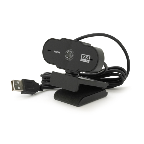 Вебкамера з гарнітурою A6, 1920 р, автофокус, пласт. корпус, Black, Q100