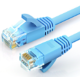 Патч-корд литой плоский WEEPDA, UTP, RJ45, Cat.6, 1m, синий