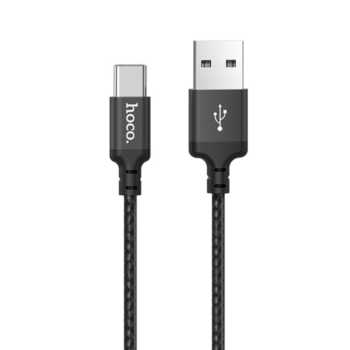 Кабель Hoco X14, Type-C-USB, 3A, Black, довжина 1м, BOX