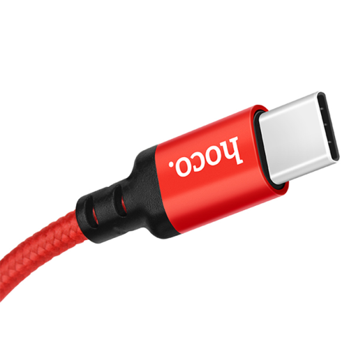 Кабель Hoco X14, Type-C-USB, 3A, Red, довжина 2м, BOX