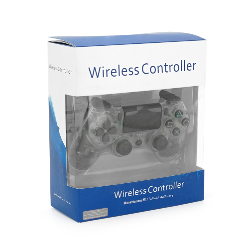 Бездротовий геймпад для PS4 SONY Wireless DUALSHOCK 4 (Transparent / Black), 3.7V, 500mAh, Blister