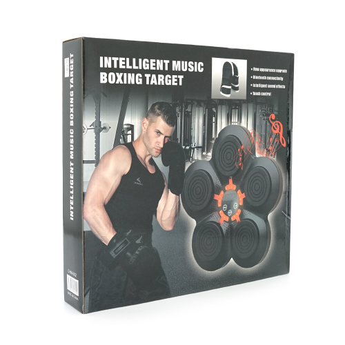 Настінна боксерська мішень з музикою та підсвічуванням, 5 кіл, форма ромашки, Box