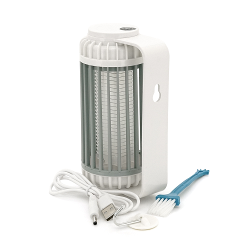 Лампа-знищувач комарів та мух Thunderbolt KY-002G, охоплення 360&amp;deg;, акб 1600mAh, UV-лампа 365нм, біла, 155*90мм