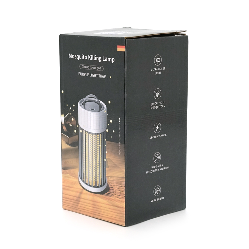 Лампа-знищувач комарів та мух Thunderbolt KY-004G, охоплення 360&amp;deg;, акб 1600mAh, UV-лампа 365нм, біла, 145*65мм