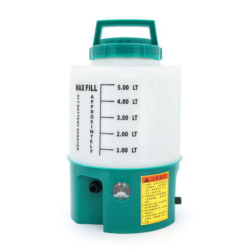 Акумуляторний обприскувач (садовий розпилювач) KY-5L4A, 5 літрів, індикатор заряду, ЗП, акумулятор 4А, набір розпилювачів + перехідни