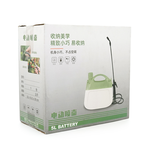 Акумуляторний обприскувач (садовий розпилювач) KY-5L2600, 5 літрів, 29*27см, акумулятор 2600мА, USB, шланг1.2м, розпилювач 35 см + перехідник