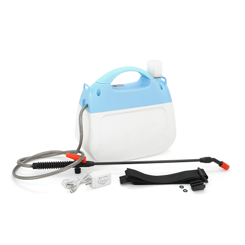 Акумуляторний обприскувач (садовий розпилювач) KY-5L2600, 5 літрів, 29*27см, акумулятор 2600мА, USB, шланг1.2м, розпилювач 35 см + перехідник