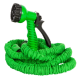 Шланг Садовий KY-75G, 2,5-7.5м / 25ft, + розпилювач, насадка на кран, Green, Box