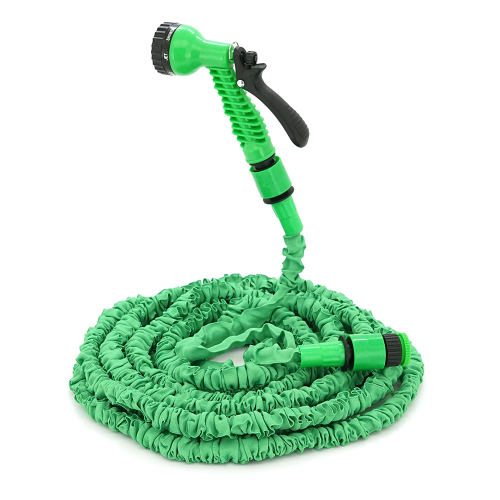 Шланг Садовий KY-225G, 7.5-22.5м / 75ft, + розпилювач, насадка на кран, Green, Box